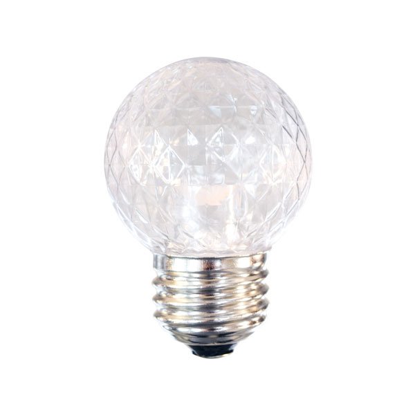 画像7: 【即納】業務用 LED装飾電球 キラキラ君 サイン球 白色 5000K 消費電力1.3W 口金E26 防塵 防水 仕様 IP65 点滅 全光束 65lm 照射角360° 防水用シリコンリング付き