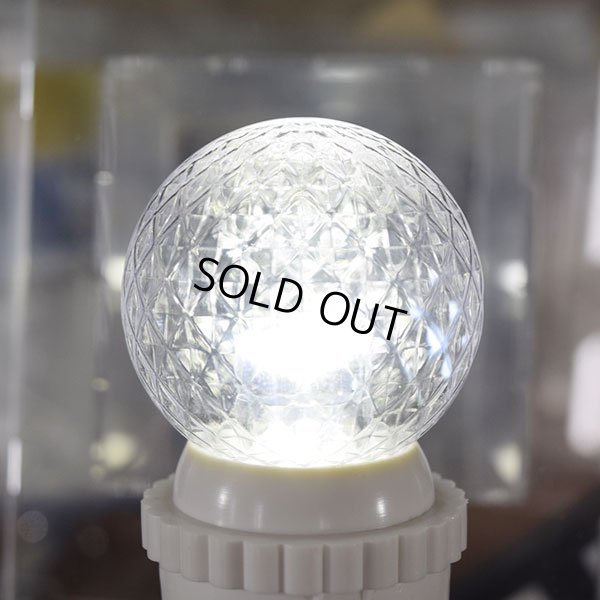 画像4: 【即納】【50個セット】送料無料 業務用 LED装飾電球 キラキラ君 サイン球 白色 5000K 消費電力1.3W 口金E26 防塵 防水 仕様 IP65 点滅 全光束 65lm 照射角360° 防水用シリコンリング付き