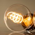 画像3: LED電球 E26 高演色Ra97 フィラメント電球 エジソン電球 エジソン球 スパイラル ボール形 3W 230lm 濃い電球色(2200K) 白熱電球20W-30W相当 クリアタイプ 1年保証
