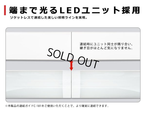 画像4: 【即納】【3年保証】 LEDベースライト 蛍光灯 40W型 2灯相当 32.5W 5200lm トラフ型 器具一体型 直管タイプ 天井直付け 高輝度 演色性Ra84 昼白色(5000K)/昼光色(6000K) 照射角度180° 薄型 フリッカーフリー ノイズレス 同梱不可