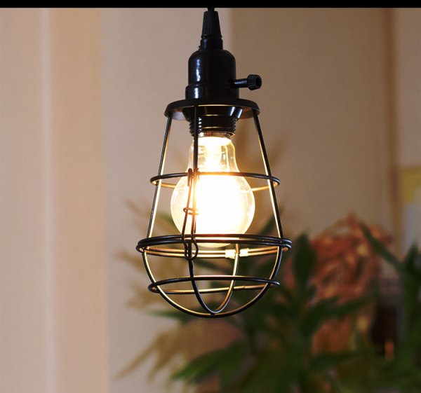 画像4: 【即納】ペンダントライト 【電球なし/コード94cm/カバーあり】 北欧 アンティーク レトロ モダン おしゃれ シンプル LED E26 1灯 シーリングライト 天井照明 照明 照明器具 ダイニング キッチン リビング 寝室 食卓 カフェ 店舗 電球別売 BTF-EP102