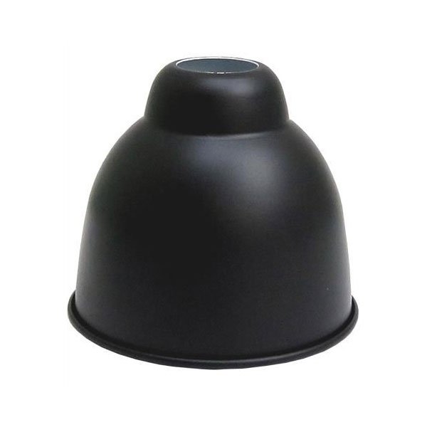 画像1: 【即納】ペンダントライト ランプシェード シェードのみ アイアンシェード メタルシェード スチール 鉄 ブラック（内側：ホワイト） LED E17 E26 照明 照明器具 電球灯具別売