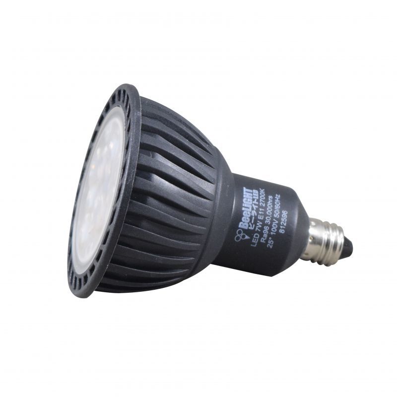 LED電球 7W 口金E11 調光器対応 高演色Ra96 Blackモデル ハロゲン 