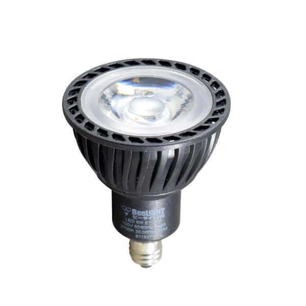 LED電球 6W 口金E11 調光器対応 高演色Ra96 Blackモデル ハロゲンランプ40W-50W相当 電球色2700K 狭角  JDRφ50タイプ 2年保証 - BeeLiGHT ONLINE