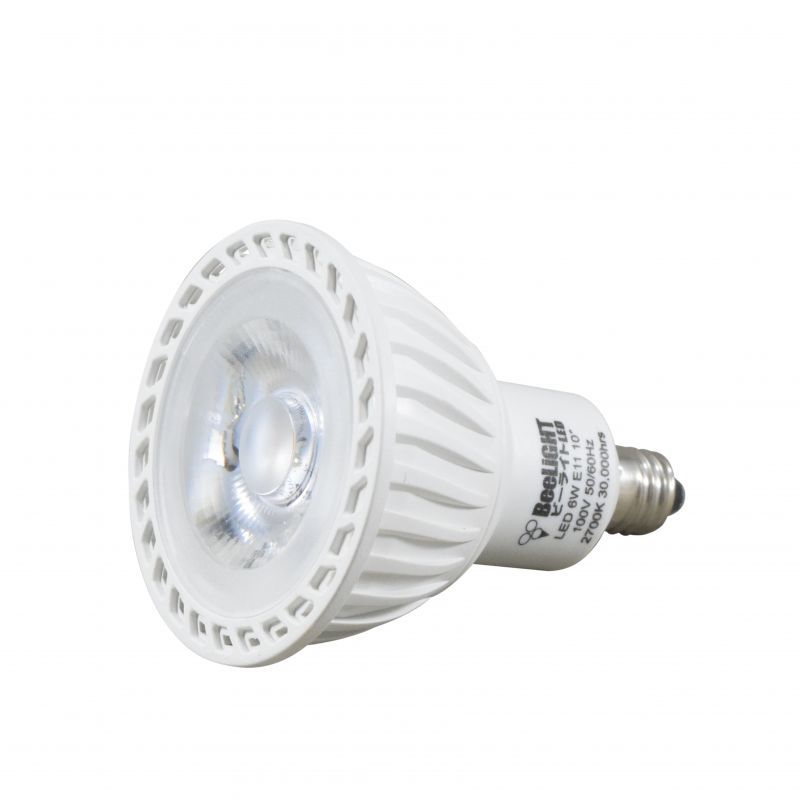 LED電球 6W 口金E11 非調光 ハロゲンランプ40W-50W相当 電球色2700K 狭角 JDRφ50タイプ 2年保証 - BeeLiGHT  ONLINE