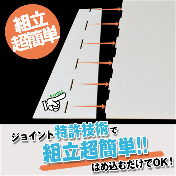 ジョイント特許技術を使ったアクリルパーテーション