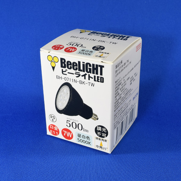 BeeLIGHTのLED電球のカラー箱。