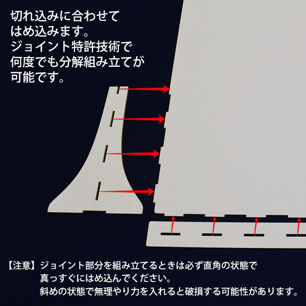 ジョイント特許技術を使ったアクリルパーテーション