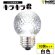 画像1: 【10個セット】送料無料 業務用 LED装飾電球 キラキラ君 サイン球 白色 5000K 消費電力1.3W 口金E26 防塵 防水 仕様 IP65 点滅 全光束 65lm 照射角360° 防水用シリコンリング付き
