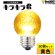 画像1: 【50個セット】送料無料 業務用 LED装飾電球 キラキラ君 サイン球 黄色 1900K 消費電力1.3W 口金E26 防塵 防水 仕様 IP65 点滅 全光束 65lm 照射角360° 防水用シリコンリング付き