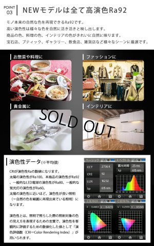 画像8: 【即納】【数量限定価格】LED電球 E11 高演色Ra92 調光器対応 フリッカーフリー 中角24° Blackモデル 電球色2700K 520lm 7W(ダイクロハロゲン60W相当) JDRφ50タイプ　