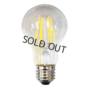 画像5: 【即納】LED電球 E26 6W LEDフィラメント電球 エジソン電球 エジソン球 クリアタイプ 電球色2700K(白熱電球60W相当) 810lm 照射角度360°60Wシリカ電球と同サイズ 1年保証
