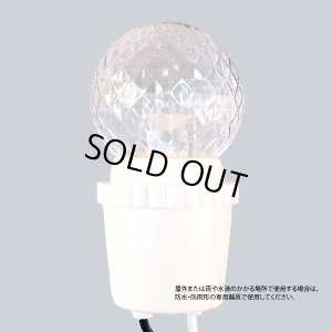 画像6: 【即納】【50個セット】送料無料 業務用 LED装飾電球 キラキラ君 サイン球 白色 5000K 消費電力1.3W 口金E26 防塵 防水 仕様 IP65 点滅 全光束 65lm 照射角360° 防水用シリコンリング付き