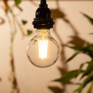 LED電球 E26 フィラメント電球 エジソン電球 エジソン球 ボール形 6W