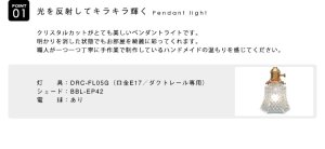 画像3: 【即納】ペンダントライト 【電球あり/コード73cm/カバーなし】 ダクトレール専用 ガラスシェード 北欧 アンティーク レトロ モダン おしゃれ LED E17 1灯 天井照明 照明 照明器具 ダイニング キッチン リビング 寝室 食卓 カフェ 店舗 電球灯具セット BBL-EP42