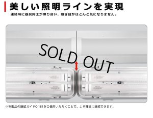画像5: 【即納】【3年保証】 LEDベースライト 防水 防雨 防湿型 IP65 蛍光灯 40W型 2灯相当 50W 8000lm 逆富士型 器具一体型 直管タイプ 天井直付け 高輝度 演色性Ra84 昼白色(5000K)/昼光色(6000K) 照射角度180° 薄型 フリッカーフリー ノイズレス 同梱不可