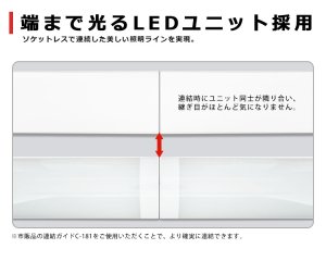 画像4: 【即納】【3年保証】 LEDベースライト 蛍光灯 20W型 2灯相当 10W 1600lm トラフ型 器具一体型 直管タイプ 天井直付け 高輝度 演色性Ra84 昼白色(5000K)/昼光色(6000K) 照射角度180° 薄型 フリッカーフリー ノイズレス 同梱不可