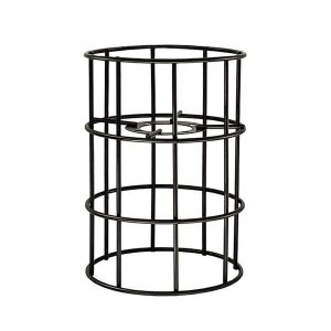 画像1: 【即納】ペンダントライト ランプシェード シェードのみ ワイヤーシェード メタルシェード スチール 鉄 ブラック LED E26 照明 照明器具 電球灯具別売