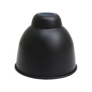 画像1: 【即納】ペンダントライト ランプシェード シェードのみ アイアンシェード メタルシェード スチール 鉄 ブラック（内側：ホワイト） LED E17 E26 照明 照明器具 電球灯具別売